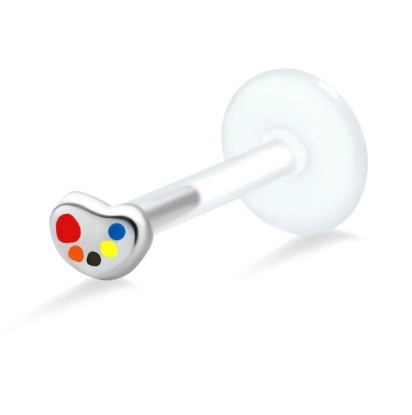 Bright Enameled labrets Push-in LA-753